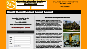 What Gonzalezhousecleaning.com website looked like in 2019 (4 years ago)