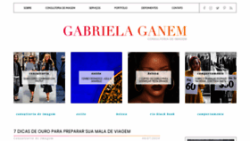 What Gabrielaganem.com website looked like in 2019 (4 years ago)