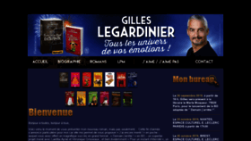 What Gilles-legardinier.com website looked like in 2019 (4 years ago)