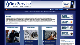 What Gazservice.fr website looked like in 2019 (4 years ago)