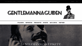 What Gentlemannaguiden.com website looked like in 2019 (4 years ago)