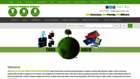 What Greenpromosdirect.com website looked like in 2019 (4 years ago)