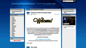 What Gamesps4free.com website looked like in 2019 (4 years ago)