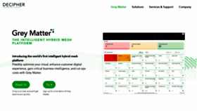 What Greymatter.io website looked like in 2019 (4 years ago)