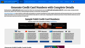 What Getcreditcardinfo.com website looked like in 2019 (4 years ago)