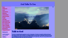 What Godtalkstoyou.com website looked like in 2019 (4 years ago)