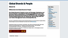What Globalbrandsandpeople.com website looked like in 2019 (4 years ago)