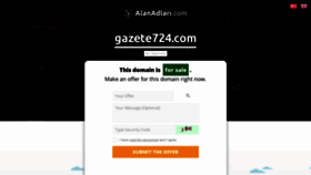 What Gazete724.com website looked like in 2019 (4 years ago)