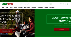 What Golftown.ca website looked like in 2019 (4 years ago)