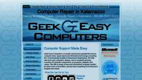 What Geek-easy.com website looked like in 2019 (4 years ago)