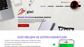 What Gizci.com website looked like in 2019 (4 years ago)