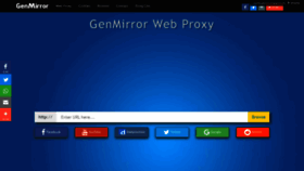 What Genmirror.com website looked like in 2019 (4 years ago)