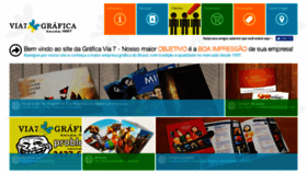 What Graficavia7.com.br website looked like in 2019 (4 years ago)