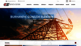 What Gungorelektrik.net website looked like in 2019 (4 years ago)