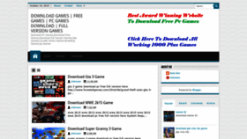 What Games-free-full-pc.blogspot.com website looked like in 2019 (4 years ago)