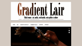 What Gradientlair.com website looked like in 2019 (4 years ago)