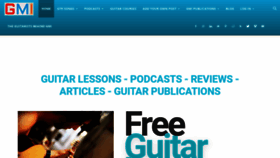 What Guitarandmusicinstitute.com website looked like in 2019 (4 years ago)