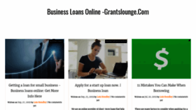What Grantslounge.com website looked like in 2019 (4 years ago)