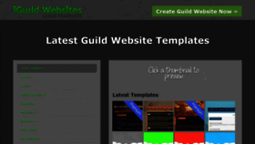 What Guildtemplates.com website looked like in 2019 (4 years ago)