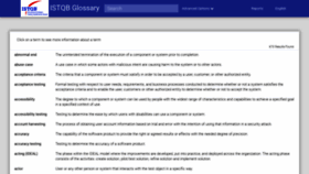 What Glossary.istqb.org website looked like in 2019 (4 years ago)