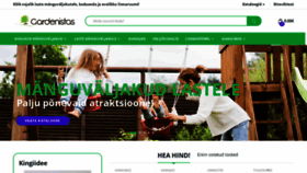 What Gardenistas.eu website looked like in 2019 (4 years ago)