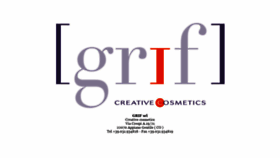 What Grifcosmetics.com website looked like in 2019 (4 years ago)