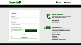 What Greenskyonline.com website looked like in 2019 (4 years ago)