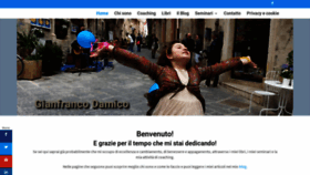 What Gianfrancodamico.it website looked like in 2019 (4 years ago)
