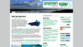 What Gogreencharleston.org website looked like in 2019 (4 years ago)