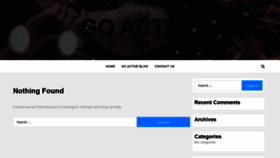 What Goactive.com.au website looked like in 2019 (4 years ago)
