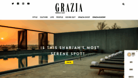 What Graziame.com website looked like in 2019 (4 years ago)