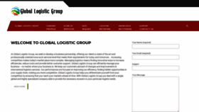 What Globallogisticgroup.com website looked like in 2019 (4 years ago)
