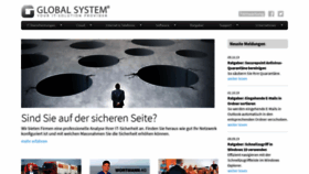 What Globalsystem.ch website looked like in 2019 (4 years ago)