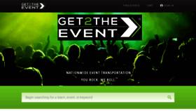What Get2theevent.com website looked like in 2019 (4 years ago)
