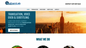 What Gothamlab.com website looked like in 2019 (5 years ago)