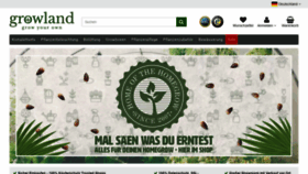 What Growland.net website looked like in 2019 (4 years ago)
