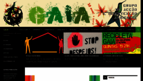 What Gaia.org.pt website looked like in 2019 (4 years ago)