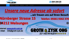 What Groth-zysk.de website looked like in 2019 (4 years ago)