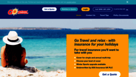 What Gotravelinsurance.com website looked like in 2019 (4 years ago)