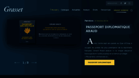 What Grasset.fr website looked like in 2019 (4 years ago)