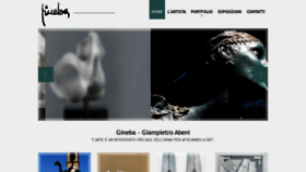 What Gineba.it website looked like in 2019 (4 years ago)