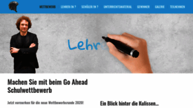 What Go-ahead-wettbewerb.de website looked like in 2019 (4 years ago)