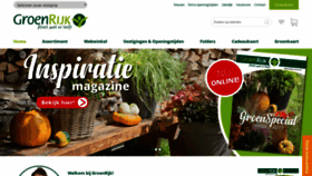 What Groenrijk.nl website looked like in 2019 (5 years ago)