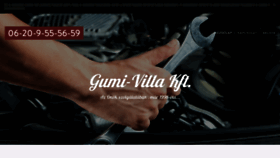 What Gumi-villa.hu website looked like in 2019 (6 years ago)