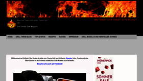 What Grillzeit.ch website looked like in 2019 (4 years ago)