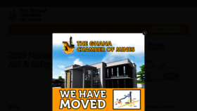 What Ghanachamberofmines.org website looked like in 2019 (4 years ago)