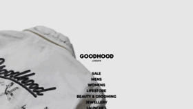 What Goodhood.co.uk website looked like in 2019 (4 years ago)