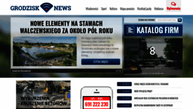What Grodzisknews.pl website looked like in 2019 (4 years ago)