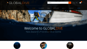 What Globaldive.net website looked like in 2019 (4 years ago)