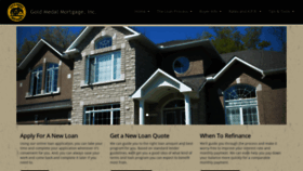 What Goldmedalmortgageinc.com website looked like in 2019 (4 years ago)